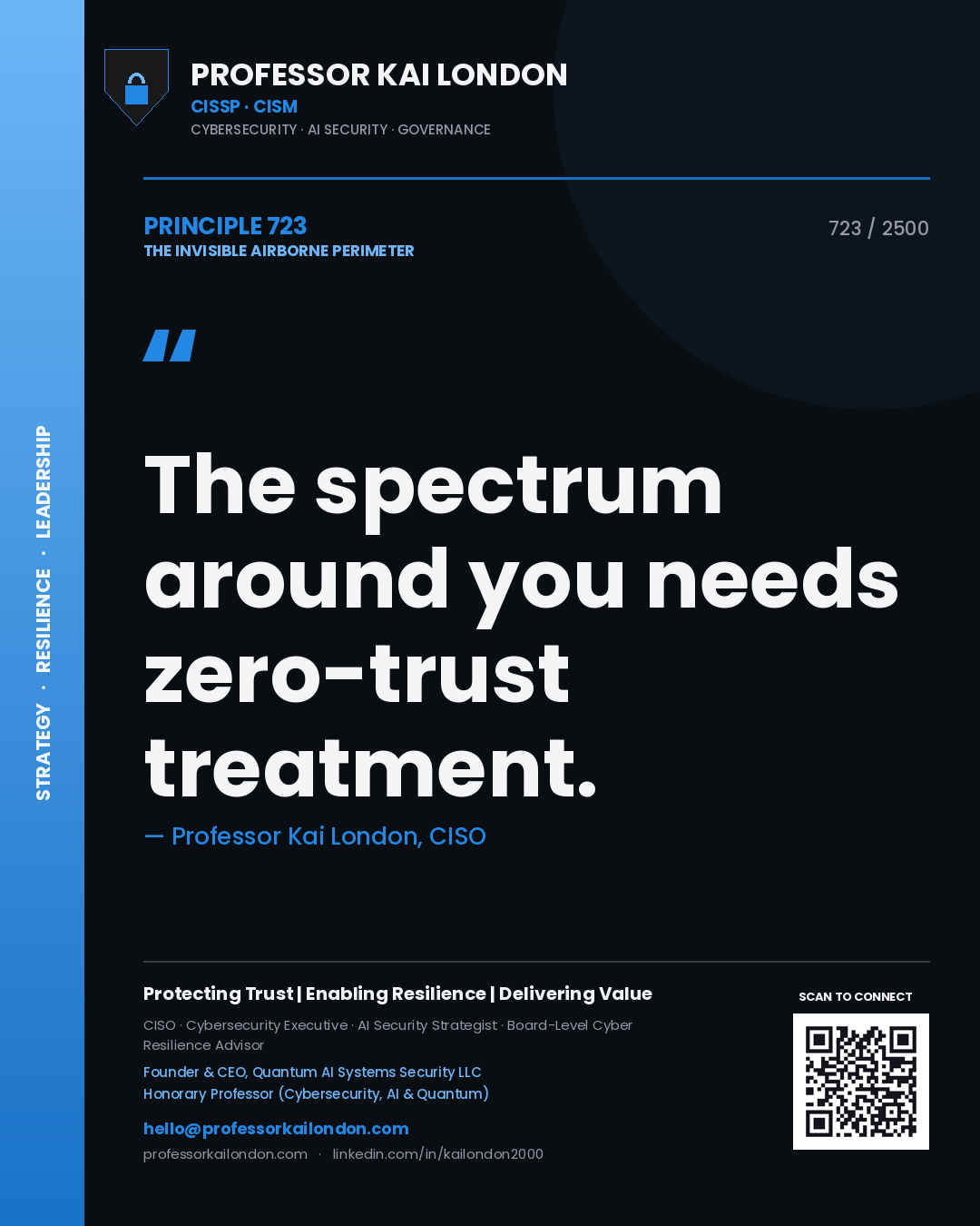 Professor Kai London principle 723: The spectrum around you needs zero-trust treatment.